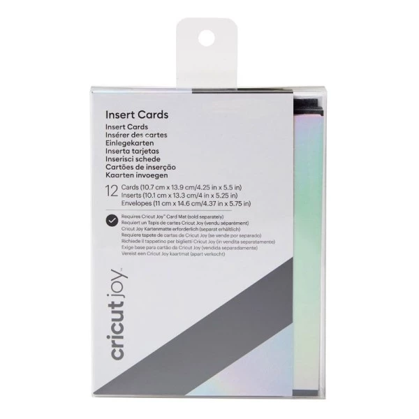 Tout neuf 🎁 Machine De Coupe 12 Cartes Et Enveloppes Noir Et Argent Holographique 13,9 X 10,7 Cm Cricut 🌟 3 Tout neuf 🎁 Machine De Coupe 12 Cartes Et Enveloppes Noir Et Argent Holographique 13,9 X 10,7 Cm Cricut 🌟