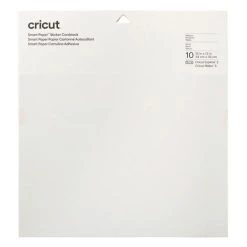 Tout neuf 🧨 Machine De Coupe 10 Papiers Cartonnés Autocollants Blanc 33 X 33 Cm - Cricut 🌟