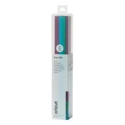 Budget 🤩 Machine De Coupe 3 Feuilles De Flex Thermocollant Vert, Bleu, Violet Pailleté 30,5 X 30,5 Cm - Cricut 🔔