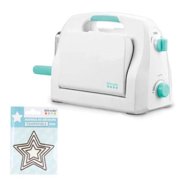 Vente flash 🤩 Artemio Machine De Coupe Machine De Découpe Happycut & 4 Matrices étoiles 🛒 3 Vente flash 🤩 Artemio Machine De Coupe Machine De Découpe Happycut & 4 Matrices étoiles 🛒