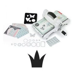 Bon marché 😉 Machine De Coupe Machine De Découpe Big Shot Sizzix + Matrice Couronne 🎁