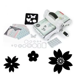 Acheter 🎁 Machine De Coupe Machine De Découpe Big Shot Sizzix + 3 Matrices Fleurs Du Japon 🥰