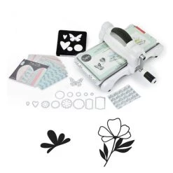 De gros 😀 Machine De Coupe Machine De Découpe Big Shot Sizzix + Matrice Fleur 🌟