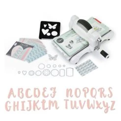 De gros ✔️ Machine De Coupe Machine De Découpe Big Shot Sizzix + Matrice Alphabet Majuscule 🥰