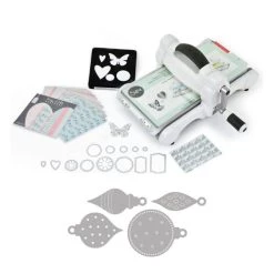 Promo 💯 Machine De Coupe Machine De Découpe Big Shot Sizzix - 4 Boules De Noël 💯