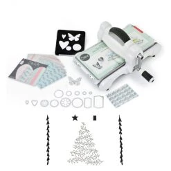 Budget ❤️ Machine De Coupe Machine De Découpe Big Shot Sizzix + Matrice Sapin 9,5 Cm ⌛