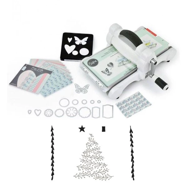 Budget ❤️ Machine De Coupe Machine De Découpe Big Shot Sizzix + Matrice Sapin 9,5 Cm ⌛ 3 Budget ❤️ Machine De Coupe Machine De Découpe Big Shot Sizzix + Matrice Sapin 9,5 Cm ⌛