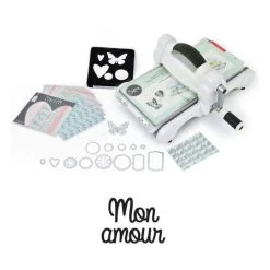 Meilleure vente ✔️ Machine De Coupe Machine De Découpe Big Shot Sizzix + Matrice Mon Amour 🎁