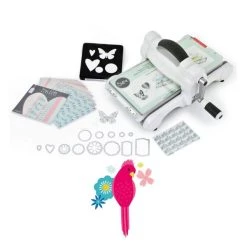 Sortie 💯 Machine De Coupe Machine De Découpe Big Shot Sizzix + Matrice Oiseau 😉