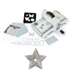 Acheter 🎁 Machine De Coupe Machine De Découpe Big Shot Sizzix + Matrices Etoiles 😍