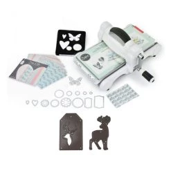 Meilleur prix 🛒 Machine De Coupe Machine De Découpe Big Shot Sizzix + Matrice Cerfs De Noël ⭐