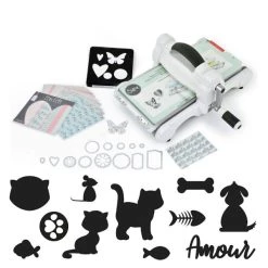 De gros 😀 Machine De Coupe Machine De Découpe Big Shot Sizzix - Edition Animaux De Compagnie ✔️