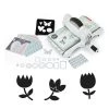Nouveau 🛒 Machine De Coupe Machine De Découpe Big Shot Sizzix + Matrice 3 Fleurs 🎉 -Machine De Coupe Soldes unnamed file 345