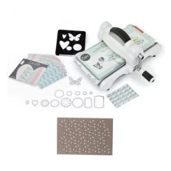 Remise ✨ Machine De Coupe Machine De Découpe Big Shot Sizzix + Matrice Cubes Trompe-l'œil 🤩
