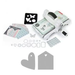 Top 10 🔔 Machine De Coupe Machine De Découpe Big Shot Sizzix + Matrice étiquettes Maison Et Cœur 👍