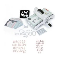 Vente flash 👏 Machine De Coupe Kit Débutant Sizzix Big Shot édition Alphabet 🎉