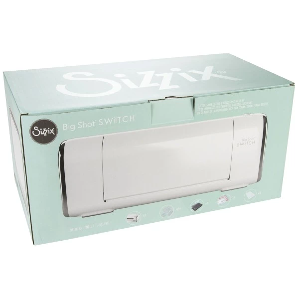 Meilleure vente 🌟 Machine Scrapbooking Big Shot Switch Plus Sizzix & Kit D'initiation - Blanc 👍 6 Meilleure vente 🌟 Machine Scrapbooking Big Shot Switch Plus Sizzix & Kit D'initiation - Blanc 👍 – Image 4