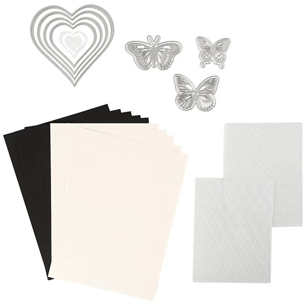 Sortie 🌟 Creativ Company Machine Scrapbooking Kit Machine Débutant - Couper Et Embosser - A5 - 17 Pcs ✔️ 4 Sortie 🌟 Creativ Company Machine Scrapbooking Kit Machine Débutant - Couper Et Embosser - A5 - 17 Pcs ✔️ – Image 2