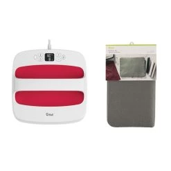 Promo 👏 Machine De Coupe Presse à Chaud Easy Press 2 Cricut 30 X 25 Cm + Tapis 50,5 X 40,5 Cm 🧨